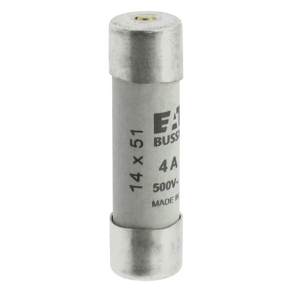 Fuse-link, LV, 4 A, AC 500 V, 14 x 51 mm, gL/gG, IEC, with striker image 20