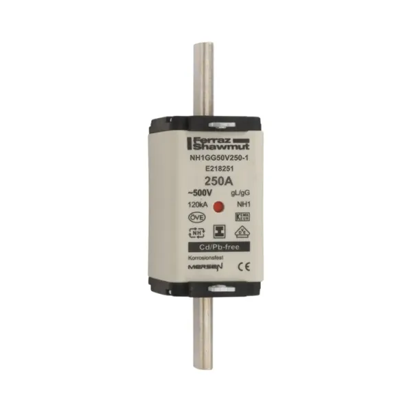 Fuse-link NH1 gG 500VAC 250A isolated tags Double indicator image 2