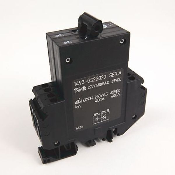 Allen-Bradley, 1492-GS Miniature Circuit Breaker, 2-pole, 10.0 A image 1