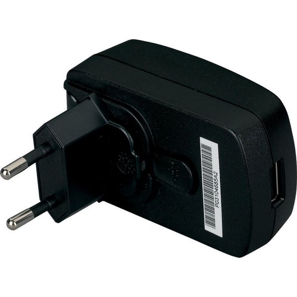 Plug-in power supply unit, shock-proof plug, mini USB, EU image 1