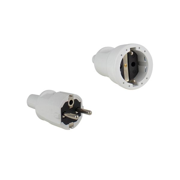 PVC connector 16A gray image 1