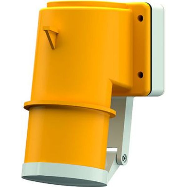 Panel mounted inlet, 16A4p4h110V, IP44 image 1