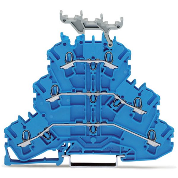 Triple-deck terminal block Through/through/through terminal block N/N/ image 2