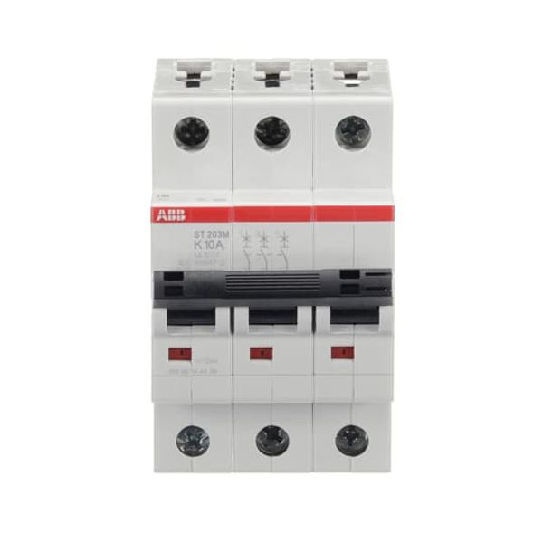 ST203M-K10 Miniature Circuit Breaker - 3P - K - 10 A image 1