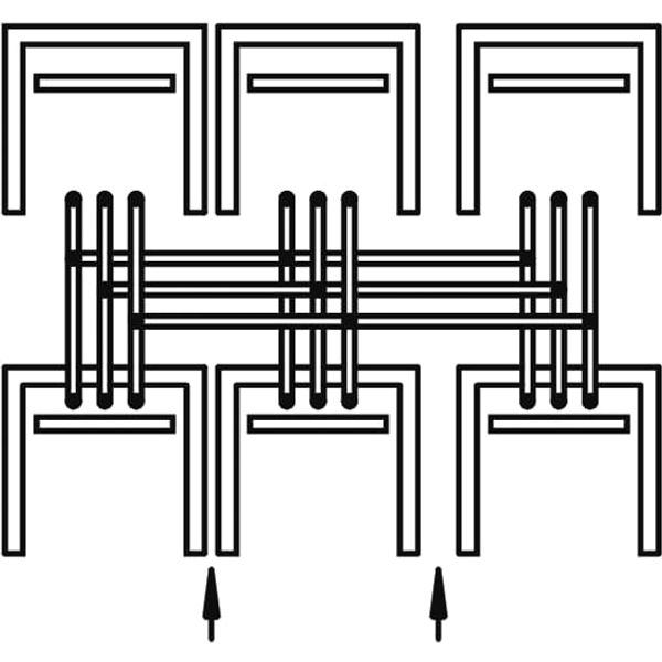 ZH318 N/PE-busbar system, 215 mm x 550 mm x 70 mm image 4