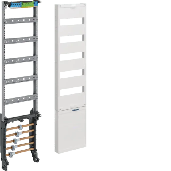 Distribution panel univers Z, 1050mm, 5-row, with busbars, 5-pole 12x5mm image 1