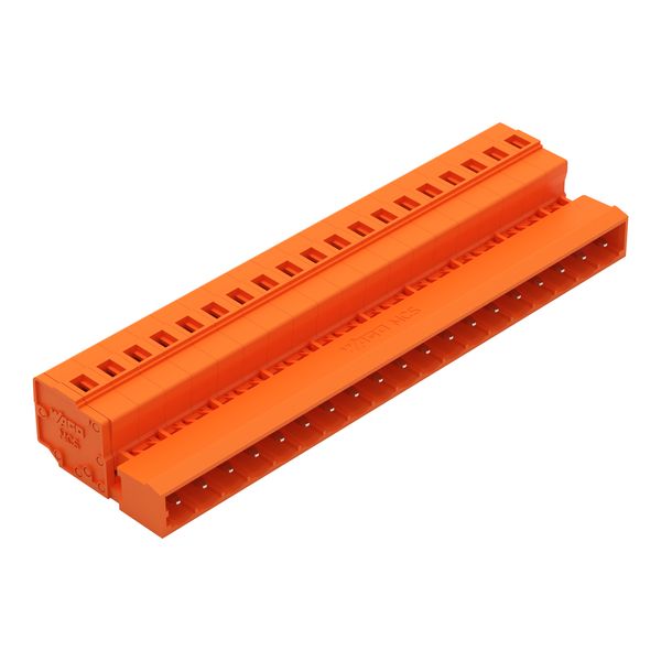 1-conductor male connector CAGE CLAMP® 2.5 mm² orange image 1