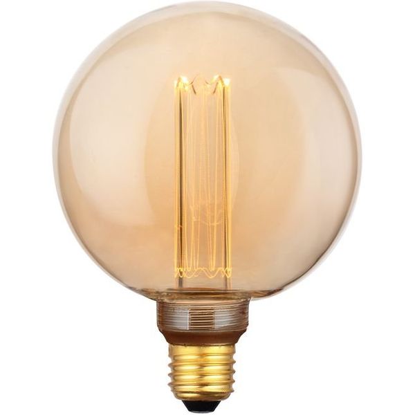 LED E27 Vintage Globe G125x164 230V 120Lm 3.5W 818 AC Gold Dim image 1