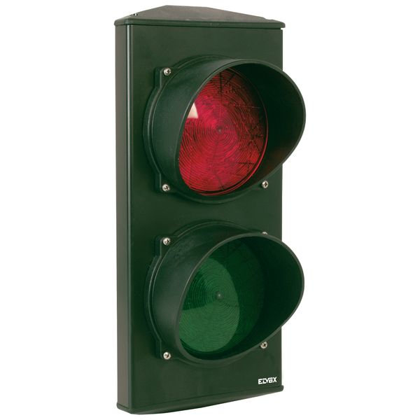 Red-green traffic light 230V~ rotat.200° image 1