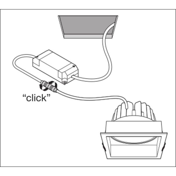 SPOT SQUARE DARKLIGHT ADJUST 8 W 3000 K BK image 8