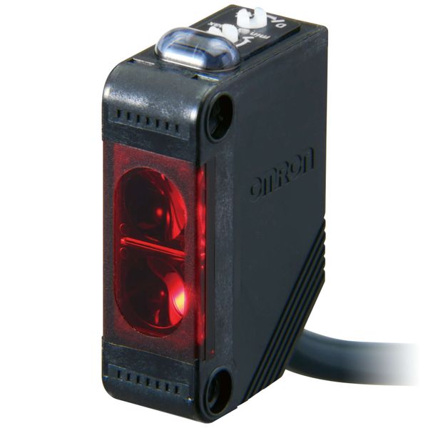 Photoelectric sensor, rectangular housing, red LED, retro-reflective, image 5