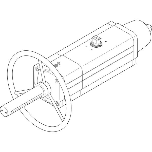 DAPS-0180-090-RS4-F0710-MW Quarter turn actuator image 1