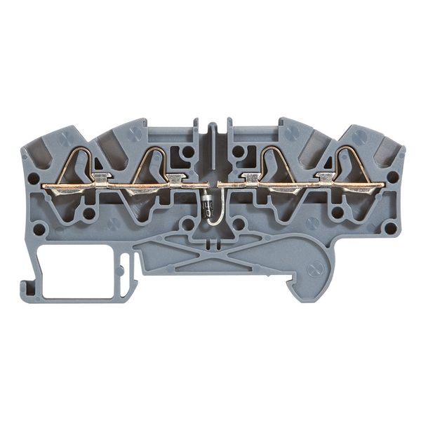 Terminal block Viking 3 - spring - function block - 1 connect - 4 wires -pitch 5 image 1