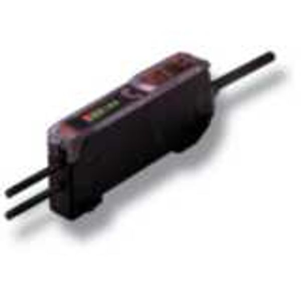 Photoelectric sensor, optical fibre amplifier, bar LED display, DC, 3- image 3