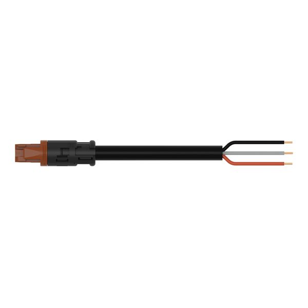 pre-assembled connecting cable Eca Plug/open-ended brown image 2