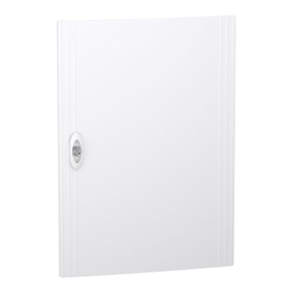 Doors, PrismaSeT XS, white (RAL 9003), distribution 3 x 18 modules image 1