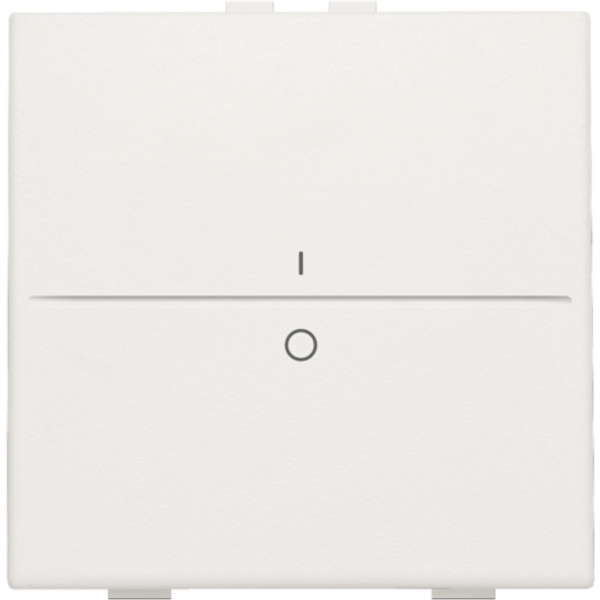 Single key with 'I' and '0' symbols for wireless switch or push button image 1