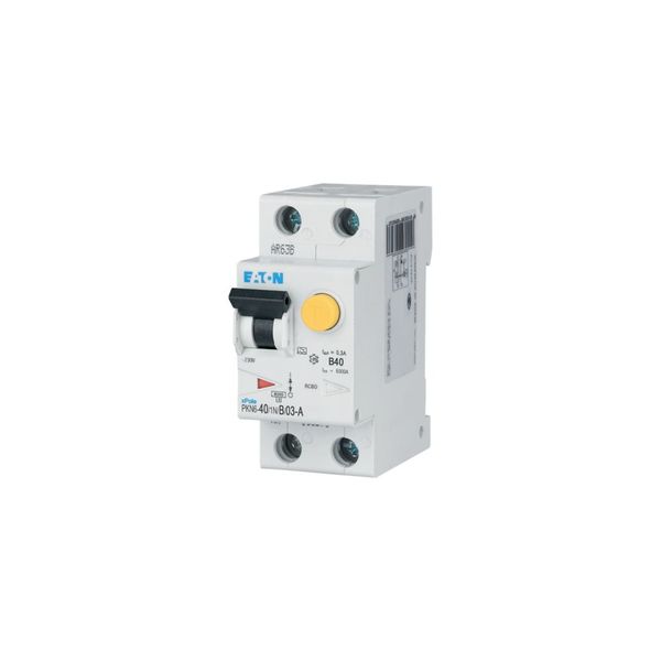 RCD/MCB combination, 40 A, 300 mA, MCB trip characteristic: B, 1p+N, RCD trip characteristic: A image 23