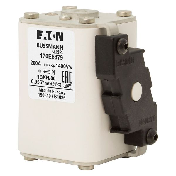 Fuse-link, high speed, 200 A, AC 1400 V, size 1, aR, IEC, with indicator image 8