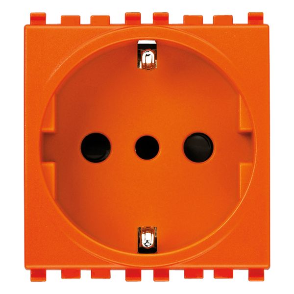 2P+E 16A P30 outlet orange image 1