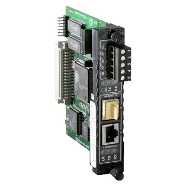 Ethernet communication card - 10/100 Mbits/s copper or 100 Mbits/s fiber-optic image 4
