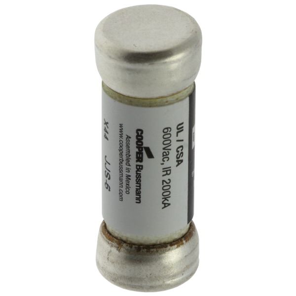 Fuse-link, LV, 6 A, AC 600 V, 14 x 38 mm, T, UL, very fast acting image 5