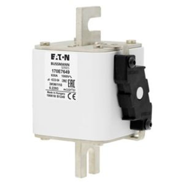 Fuse-link, high speed, 450 A, AC 1000 V, DIN 3, aR, DIN, visual indicator image 4