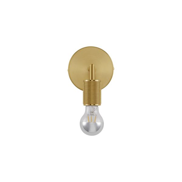 Gold Metal LED E27 1x12 Watt 230 Volt IP20 Bulb Excluded D: 12 W: 12 H: 15.5 cm image 1