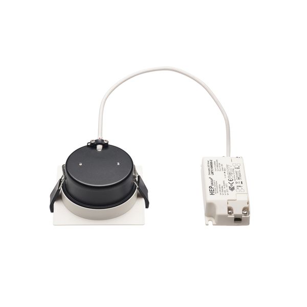 VERLUX, recessed fitting, LED, 3000K, matt white, 10W image 5