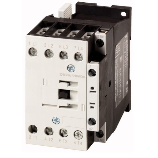 4-pole contactor, 45A/AC-1, coil 230VAC + 1 NC image 1