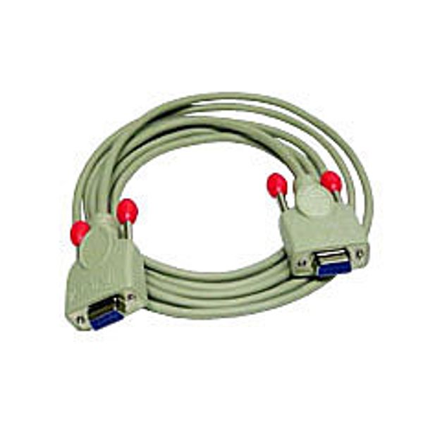 Null modem cable 9-pin coupling/coupling 5m image 1