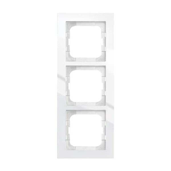 1724-284/11 Cover Frame Busch-axcent® Studio white image 2