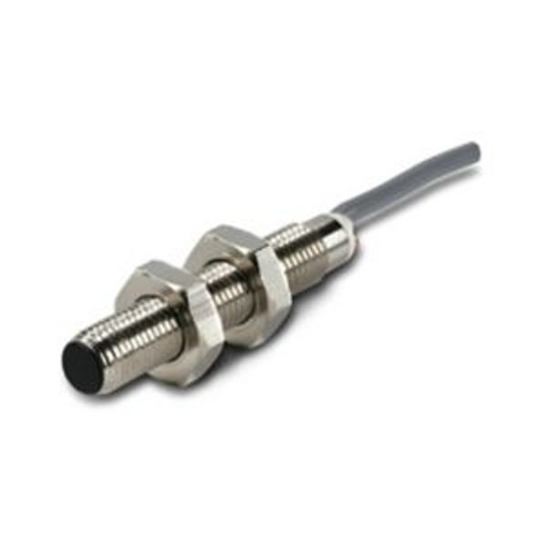 Proximity switch, E57 Global Series, 1 N/O, 3-wire, 10 - 30 V DC, M8 x 1 mm, Sn= 1 mm, Flush, PNP, Stainless steel, 2 m connection cable image 2