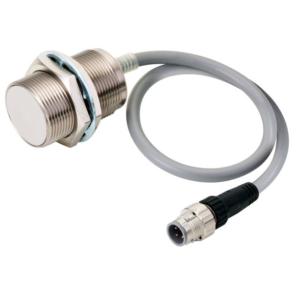 Proximity sensor, inductive, brass-nickel, short body, M30, shielded, E2E 8291A image 2