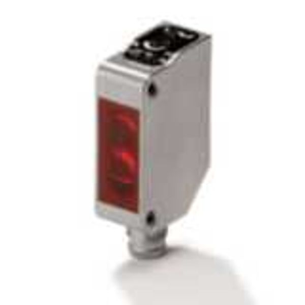 Photoelectric sensor, rectangular housing, stainless steel, red LED, r image 3