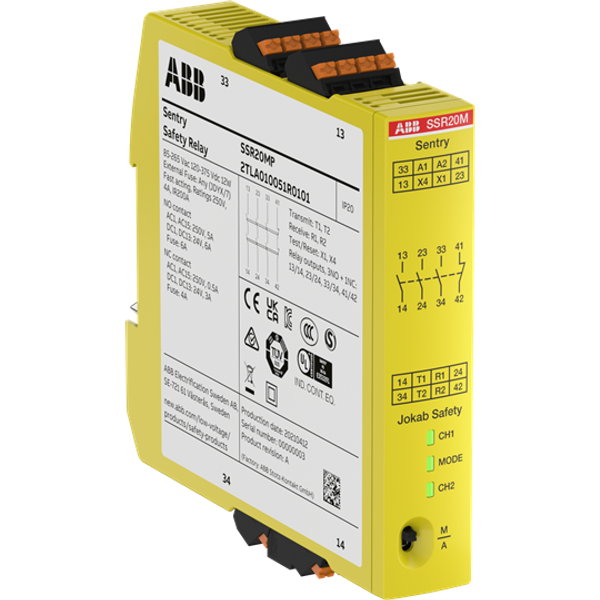 Sentry SSR20MP Safety relay image 5