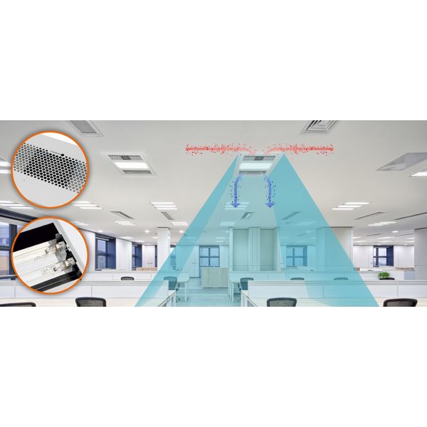 UVC PANEL 600 2X25W LED 30W WT image 4