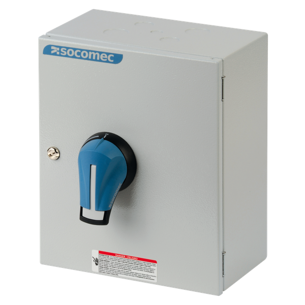 Fuse combination switch FUSERBLOC 4P 800A in steel enclosure IP65 image 1