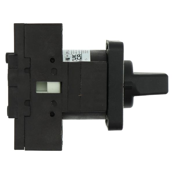 On-Off switch, P1, 40 A, flush mounting, 3 pole, with black thumb grip and front plate image 27