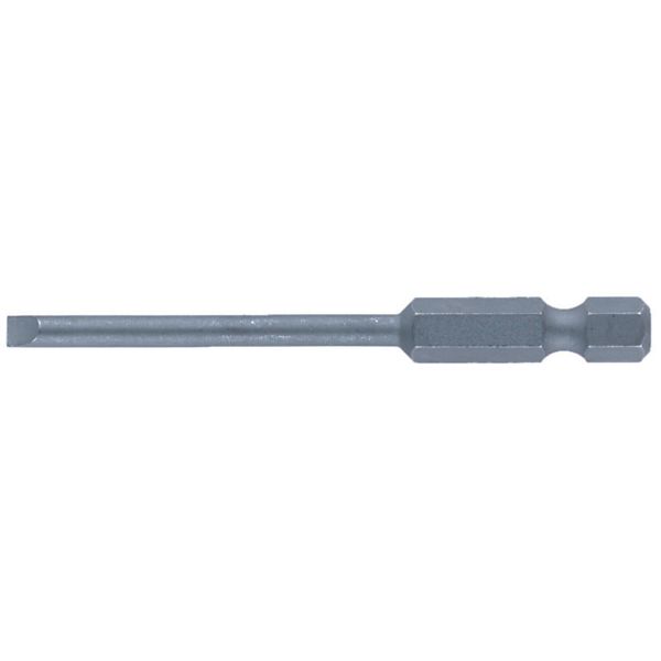 Bit for slotted screws, E 6.3 DIN 3126, Slotted, 2.5 x 70 x 0.4 mm image 1