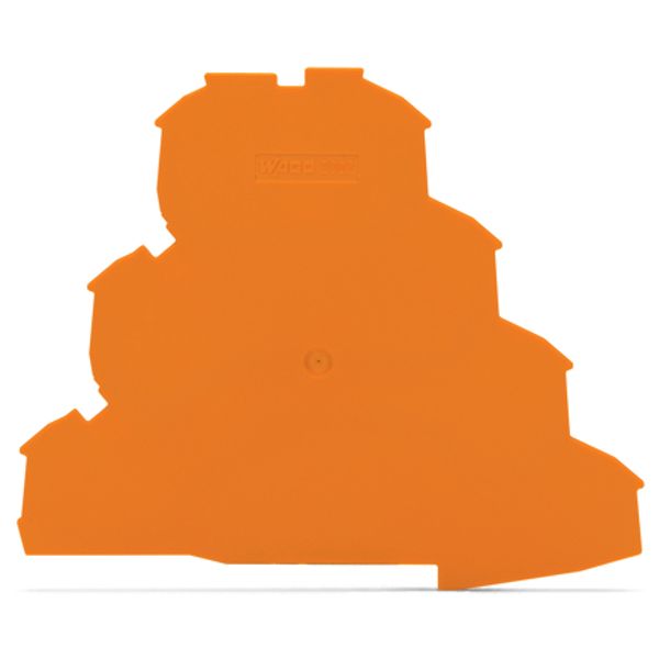 End and intermediate plate 1 mm thick orange image 3