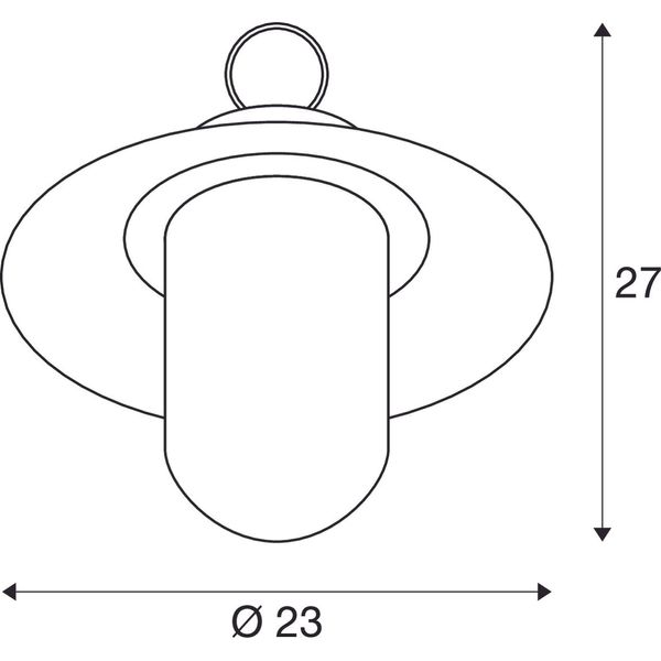 MOLAT E27 Outdoor Pendant luminaire,anthracite,60W,IP44 image 2