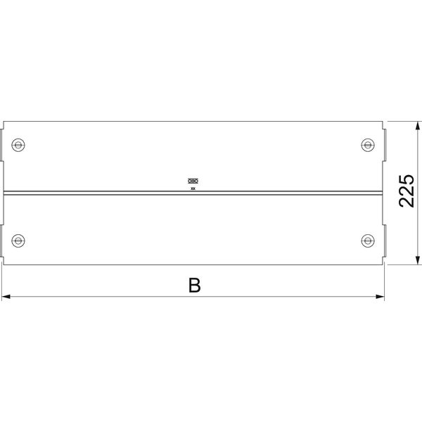 LGBED 500 FT Cover for articulated bend vertical, with turn buckle B500 image 2