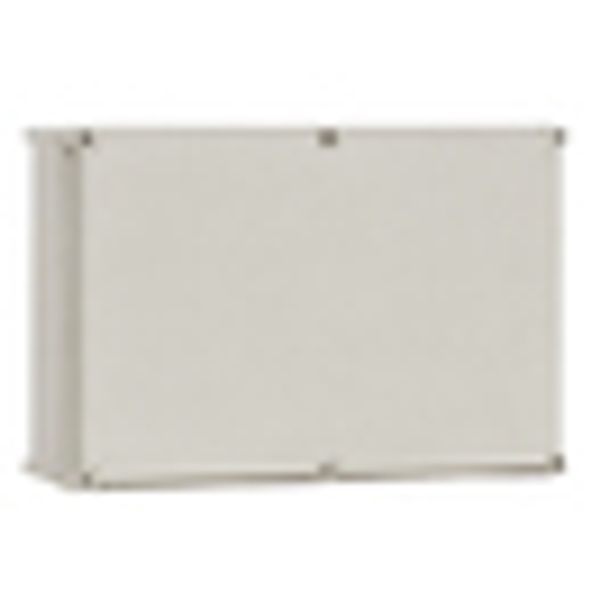 Polyester case with cover, grey, 540x270x171mm image 2