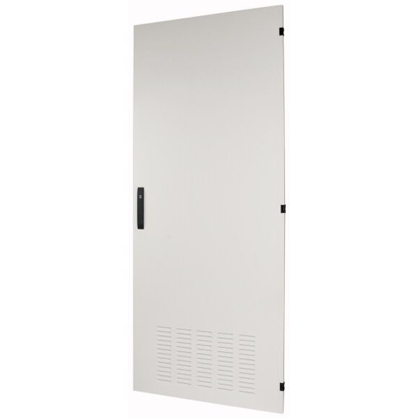 Section wide door, ventilated, left, HxW=2000x800mm, IP42, grey image 1