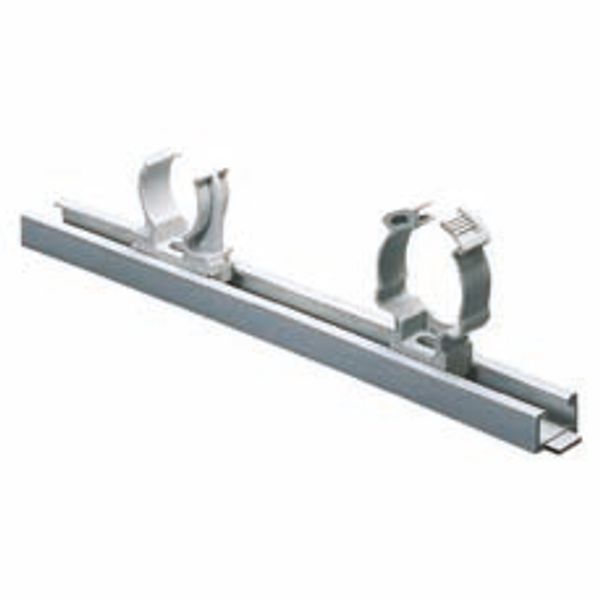 MODULAR LOCK-JOINT RAIL TO FIX SHOCKPROOF POLYMER SUPPORTS - GREY RAL7035 image 2
