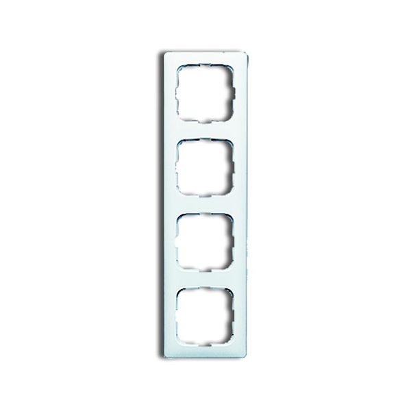 2514-214K-102 Cover Frame 4gang(s) alpine white - Reflex SI Linear image 1