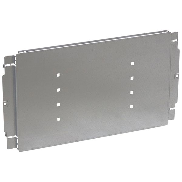 Plate XL³ 400 - for 1 DPX 630 without earth leakage module image 1