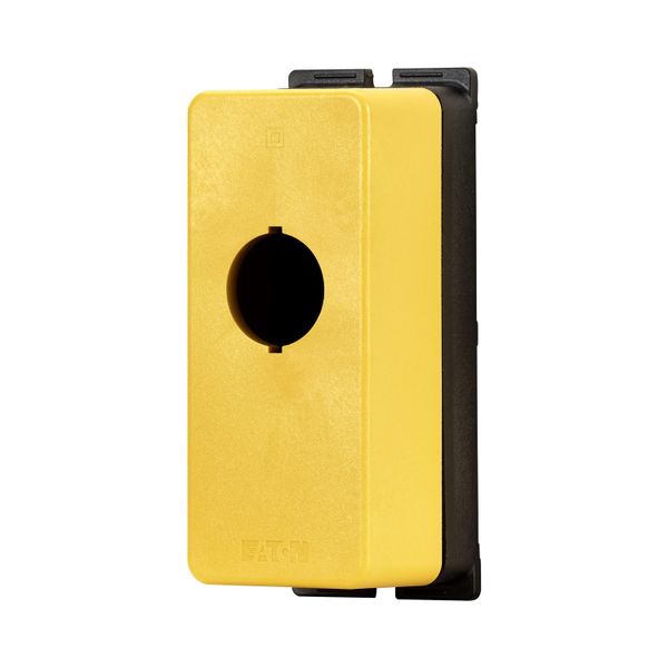 Surface mounting enclosure, flat, 1 mounting location, M22, yellow image 10