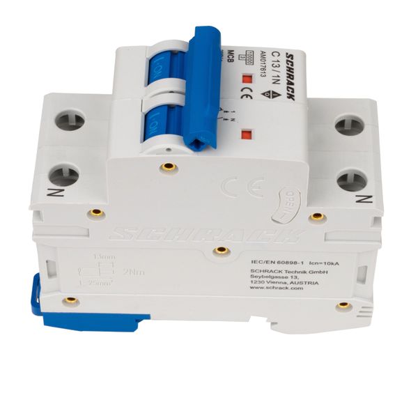 Miniature Circuit Breaker (MCB) AMPARO 10kA, C 13A, 1+N image 4